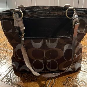 Brown Coach Tote